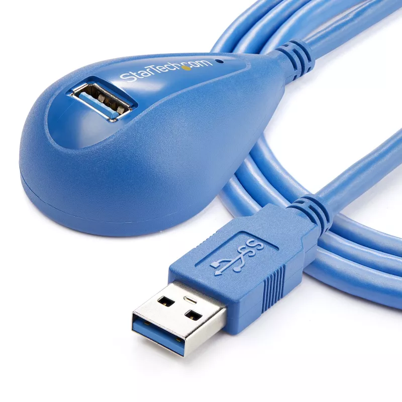 StarTech.com cable de extensión SuperSpeed USB 3.0 de sobremesa de 5 ft - A a A M/H