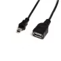 StarTech.com cable Mini USB 2.0 de 1 ft - USB A a Mini B H/M, 0,3 m, USB A, Mini-USB B, conector macho/hembra, 0,48 Gbit/s, negro
