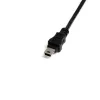StarTech.com cable Mini USB 2.0 de 1 ft - USB A a Mini B H/M, 0,3 m, USB A, Mini-USB B, conector macho/hembra, 0,48 Gbit/s, negro