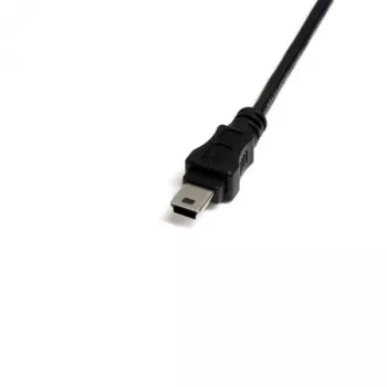 StarTech.com cable Mini USB 2.0 de 1 ft - USB A a Mini B H/M, 0,3 m, USB A, Mini-USB B, conector macho/hembra, 0,48 Gbit/s, negro