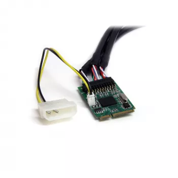 StarTech.com adaptador de tarjeta FireWire Mini PCI Express 1394 de 3 puertos 2b 1a