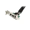 StarTech.com adaptador de tarjeta FireWire Mini PCI Express 1394 de 3 puertos 2b 1a