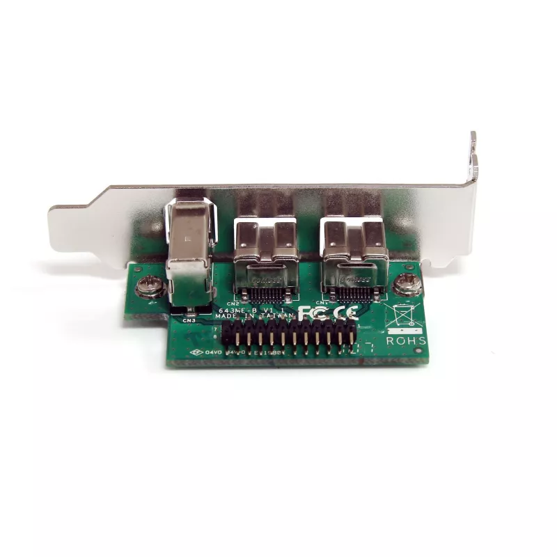 StarTech.com adaptador de tarjeta FireWire Mini PCI Express 1394 de 3 puertos 2b 1a