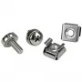 StarTech.com 100 uds. tornillos de montaje M5 y tuercas de jaula para armario rack de servidor