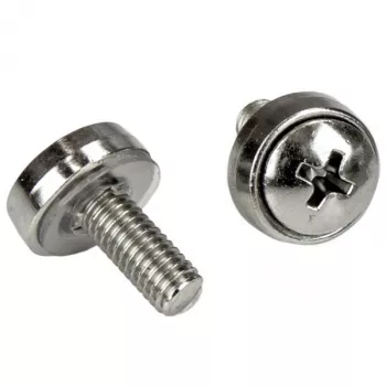 StarTech.com 100 uds. tornillos de montaje M5 y tuercas de jaula para armario rack de servidor