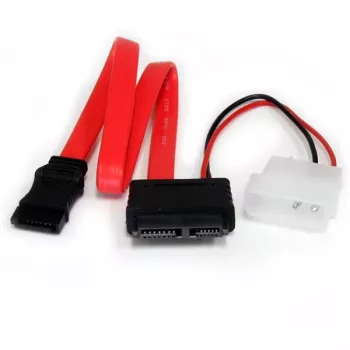 StarTech.com adaptador de cable de alimentación Slimline SATA a SATA con LP4 de 30,5 cm