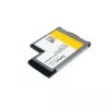 StarTech.com adaptador de tarjeta ExpressCard 54mm SuperSpeed USB 3.0 de 2 puertos de montaje enrasado con soporte UASP