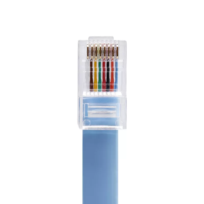 StarTech.com cable Cisco Console Rollover de 6 ft - RJ45 M/M, 1,8 m, RJ-45, RJ-45, azul