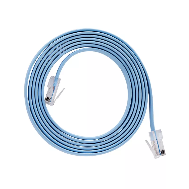 StarTech.com cable Cisco Console Rollover de 6 ft - RJ45 M/M, 1,8 m, RJ-45, RJ-45, azul