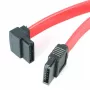 StarTech.com cable SATA a SATA Serial ATA en ángulo izquierdo de 15,2 cm, 0,152 m, SATA III, conector macho/macho, rojo, recto, izquierda