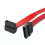 StarTech.com cable SATA a SATA Serial ATA en ángulo recto de 6 pulgadas, 0,152 m, SATA III, conector macho/macho, rojo, recto, derecha