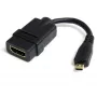 StarTech.com adaptador Micro HDMI a HDMI - vídeo 4K 30Hz - dongle adaptador/cable convertidor robusto de alta velocidad Micro HDMI Type-D a HDMI 1.4 - monitores, televisores y pantallas Ultra HD HDMI - H/H