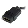 StarTech.com adaptador Micro HDMI a HDMI - vídeo 4K 30Hz - dongle adaptador/cable convertidor robusto de alta velocidad Micro HDMI Type-D a HDMI 1.4 - monitores, televisores y pantallas Ultra HD HDMI - H/H