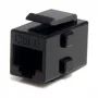 StarTech.com acoplador de red Cat 6 RJ45 Keystone Jack - H/H, negro, RJ-45, RJ-45, 90 mm, 125 mm, 2 mm