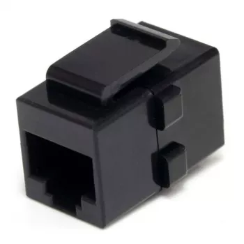 StarTech.com acoplador de red Cat 6 RJ45 Keystone Jack - H/H, negro, RJ-45, RJ-45, 90 mm, 125 mm, 2 mm