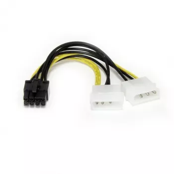 StarTech.com adaptador de alimentación LP4 a PCI Express de 8 pines para tarjeta gráfica de 15 cm
