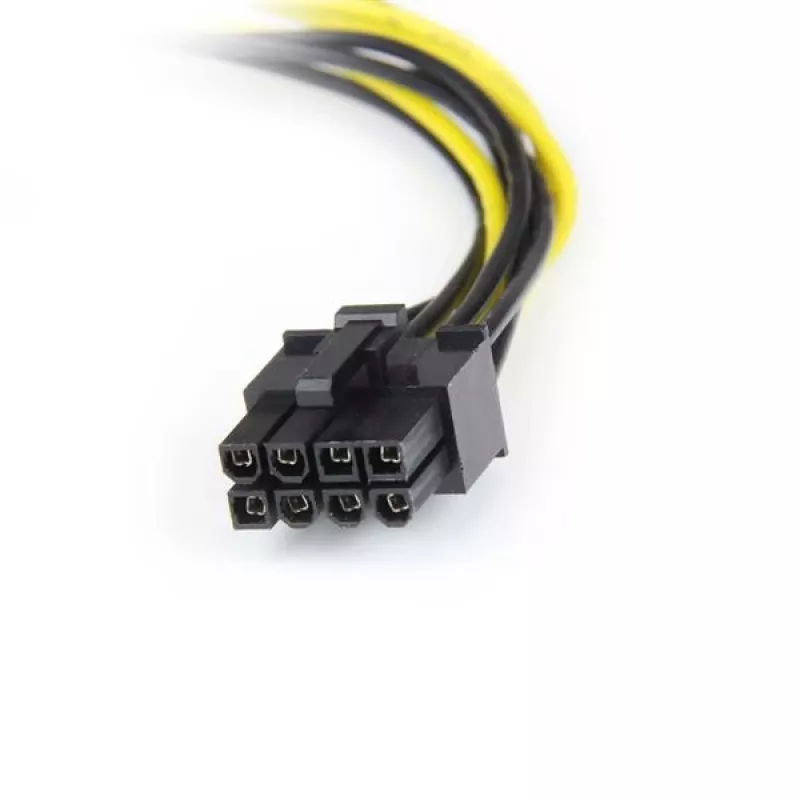 StarTech.com adaptador de alimentación LP4 a PCI Express de 8 pines para tarjeta gráfica de 15 cm