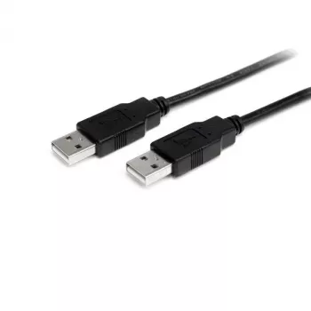 StarTech.com cable USB 2.0 A a A de 2m - M/M, 2 m, USB A, USB A, USB 2.0, negro