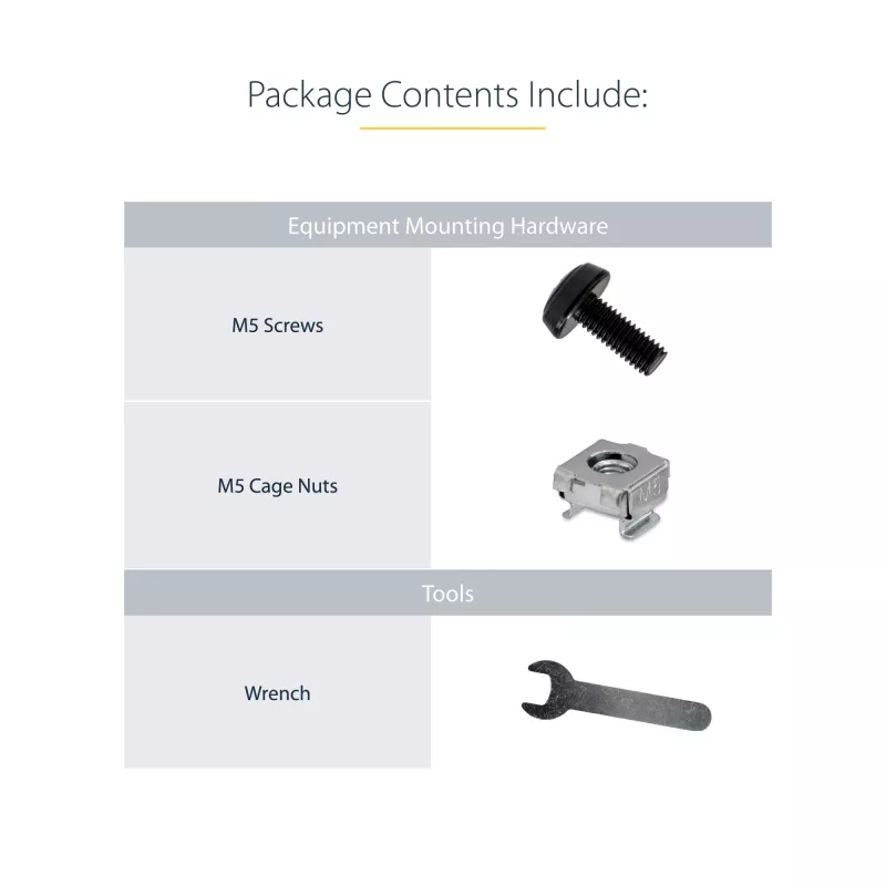 StarTech.com guías universales para rack de servidor 1U, guías de montaje de profundidad ajustable para servidor, guías de montaje para rack de 19 pulgadas