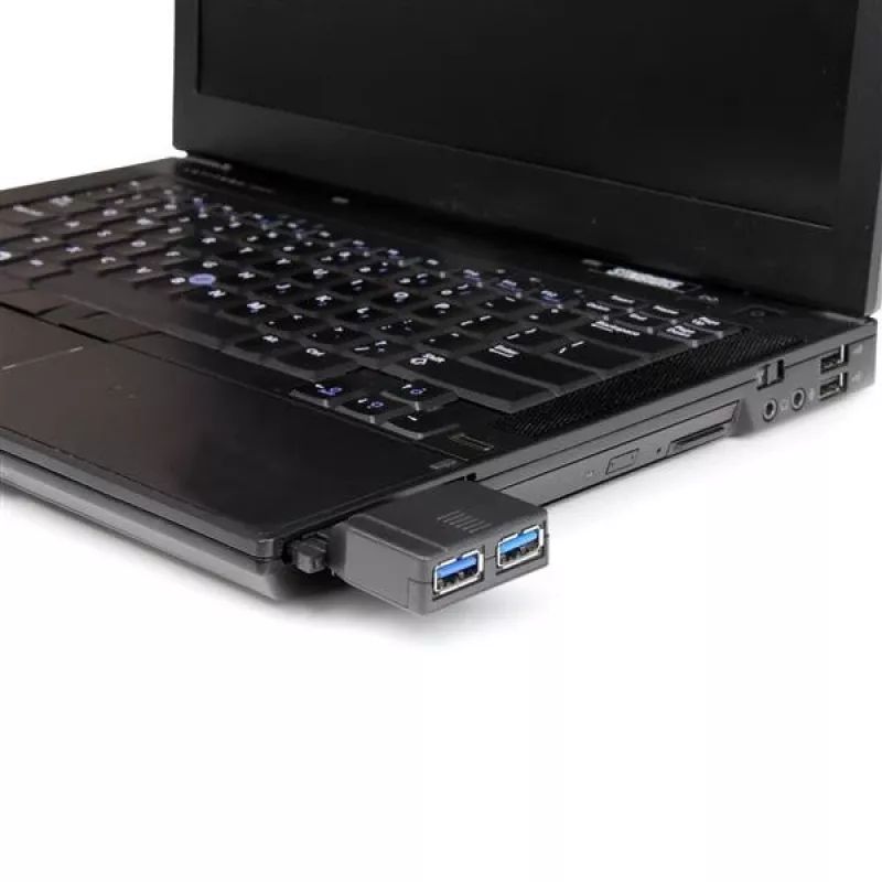 StarTech.com Adaptador de tarjeta ExpressCard de 2 puertos SuperSpeed USB 3.0 con soporte UASP
