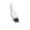 StarTech.com Adaptador Mini DisplayPort a VGA - Convertidor activo Mini DP a VGA - Vídeo 1080p - Mac/PC con mDP o Thunderbolt 1/2 a monitor/proyector/pantalla VGA - Dongle mDP 1.2 a VGA - blanco