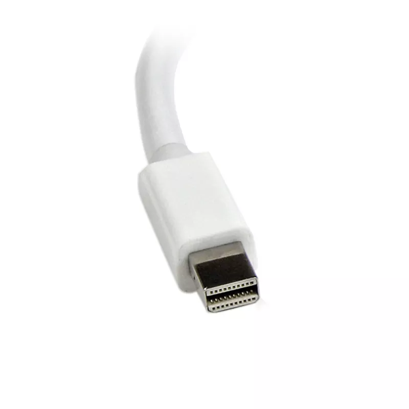 StarTech.com Adaptador Mini DisplayPort a VGA - Convertidor activo Mini DP a VGA - Vídeo 1080p - Mac/PC con mDP o Thunderbolt 1/2 a monitor/proyector/pantalla VGA - Dongle mDP 1.2 a VGA - blanco