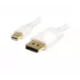 StarTech.com Cable Mini DisplayPort a DisplayPort 1.2 de 2m (6ft) - Cable adaptador Mini DisplayPort a DisplayPort 4K x 2K UHD - Cable Mini DP a DP para monitor - Cable convertidor mDP a DP