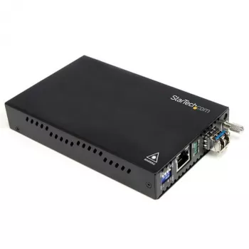 StarTech.com Convertidor de medios de fibra óptica Gigabit 1000Mbps fibra MM LC 550m
