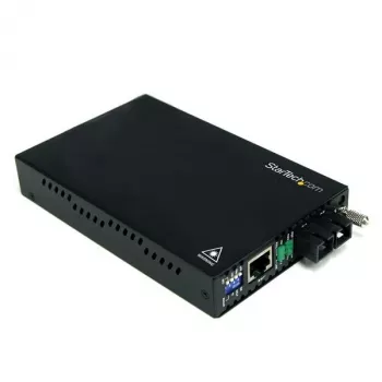 StarTech.com Convertidor de medios de fibra óptica monomodo 10/100 Mbps SC 30 km