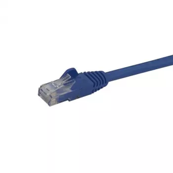 StarTech.com Cable Ethernet CAT6 de 10m – Cable Ethernet Gigabit CAT 6 azul – Cable de red/parcheo RJ45 UTP 250 MHz 100 W PoE, sin pestaña con alivio de tensión, probado individualmente