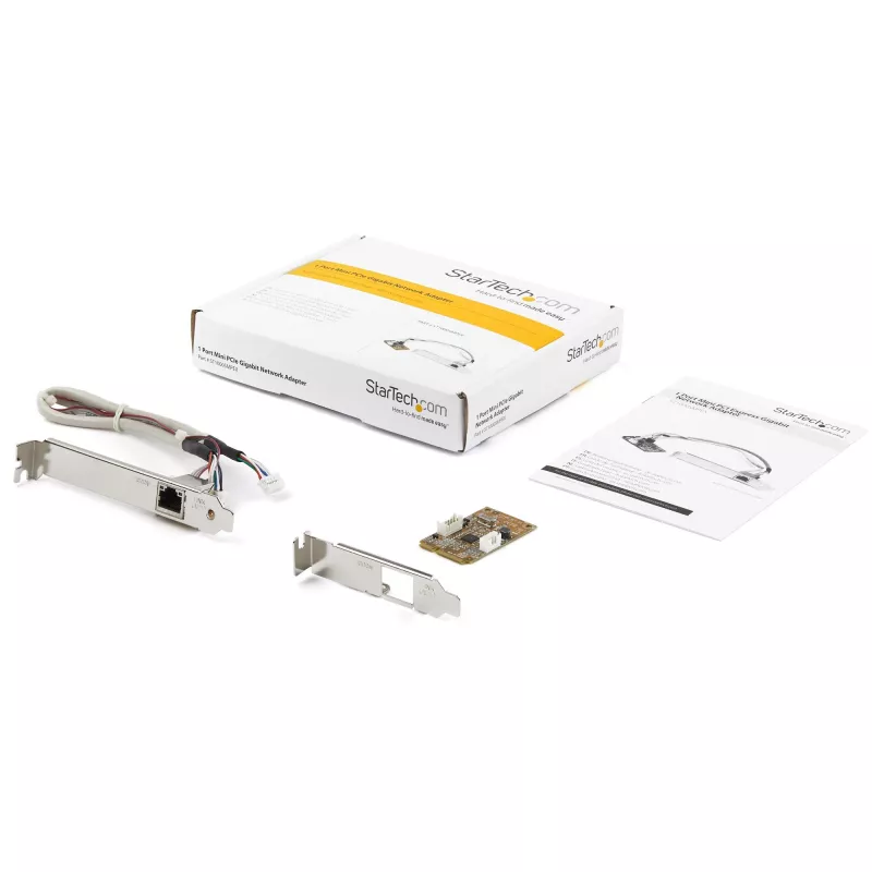 StarTech.com Tarjeta de red adaptadora Gigabit Ethernet Mini PCI Express NIC
