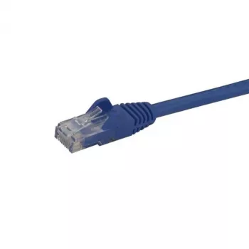 StarTech.com Cable Ethernet CAT6 de 3m - Cable Ethernet Gigabit CAT 6 azul - Cable de red/parcheo RJ45 UTP 250MHz 100W PoE sin pestaña con alivio de tensión probado individualmente