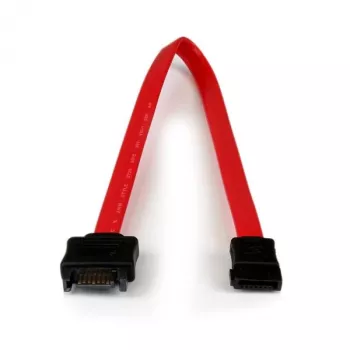 StarTech.com Cable de extensión SATA de 0,3 m, 0,3 m, SATA III, SATA de 7 pines, SATA de 7 pines, macho/hembra, negro, rojo