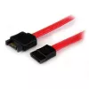 StarTech.com Cable de extensión SATA de 0,3 m, 0,3 m, SATA III, SATA de 7 pines, SATA de 7 pines, macho/hembra, negro, rojo