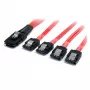 StarTech.com Cable Serial Attached SCSI SAS de 1m – SFF-8087 a 4x SATA con bloqueo
