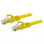 StarTech.com Cable Ethernet CAT6 de 15m – Cable Ethernet Gigabit CAT 6 amarillo – Cable de red/parcheo RJ45 UTP 250 MHz 100W PoE, sin pestaña con alivio de tensión, probado individualmente