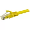 StarTech.com Cable Ethernet CAT6 de 15m – Cable Ethernet Gigabit CAT 6 amarillo – Cable de red/parcheo RJ45 UTP 250 MHz 100W PoE, sin pestaña con alivio de tensión, probado individualmente