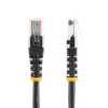 StarTech.com Cable de parcheo Cat5e con conectores RJ45 moldeados – 15 m – negro