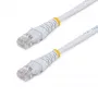 StarTech.com Cable de parcheo Cat5e RJ45 UTP moldeado blanco de 15m - Cable de parcheo de 15 m
