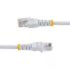 StarTech.com Cable de parcheo Cat5e RJ45 UTP moldeado blanco de 15m - Cable de parcheo de 15 m