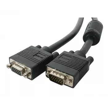 StarTech.com Cable de extensión de vídeo coaxial de monitor VGA de alta resolución de 15m – HD15 M/F