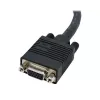 StarTech.com Cable de extensión de vídeo coaxial de monitor VGA de alta resolución de 15m – HD15 M/F