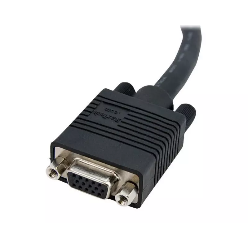 StarTech.com Cable de extensión de vídeo coaxial de monitor VGA de alta resolución de 15m – HD15 M/F