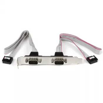 StarTech.com Placa de puerto serie DB9 de 2 puertos de 16 pulgadas a cabecera de 10 pines