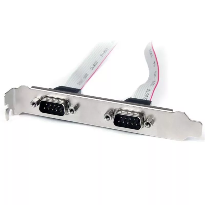 StarTech.com Placa de puerto serie DB9 de 2 puertos de 16 pulgadas a cabecera de 10 pines