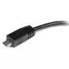StarTech.com Cable adaptador Micro-USB a Mini-USB de 15 cm M/H, 0,15 m, Mini-USB B, Micro-USB A, macho/hembra, negro