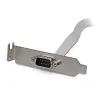 StarTech.com Placa de conexión serie DB9 de 1 puerto de 16 pulgadas a cabecera de 10 pines – Low Profile