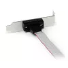 StarTech.com Placa de conexión serie DB9 de 1 puerto de 16 pulgadas a cabecera de 10 pines – Low Profile