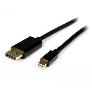 StarTech.com Cable Mini DisplayPort a DisplayPort 1.2 de 4m (13ft) - Cable adaptador Mini DisplayPort a DisplayPort 4K x 2K UHD - Cable Mini DP a DP para monitor - Cable convertidor mDP a DP