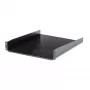 StarTech.com Bandeja de rack para servidor 2U – Bandeja de montaje en rack extensible universal para rack y armario de equipos de red de 19 pulgadas – Acero de alta resistencia – Capacidad de carga 22,6 kg – Bandeja de 22 pulgadas de profundidad, negro